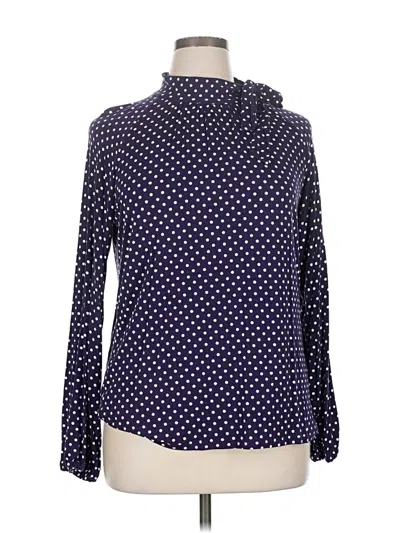 Pre-owned Polo Ralph Lauren Long Sleeve Blouse In Purple