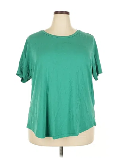 Pre-owned Universal Standard Short Sleeve T-shirt In Green