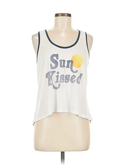 Pre-owned Fifth Sun Sleeveless T-shirt In White