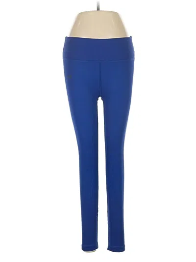 Pre-owned Under Armour Active Pants In Blue