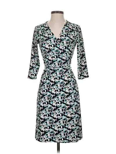 Pre-owned Ann Taylor Factory Casual Dress In Blue