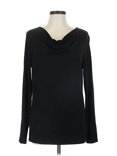 Pre-owned Talbots Long Sleeve T-shirt In Black