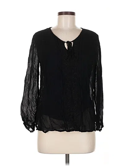 Pre-owned Notations 3/4 Sleeve T-shirt In Black