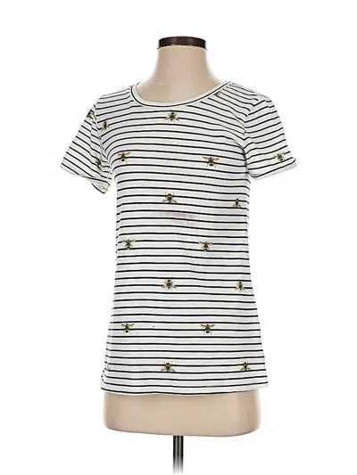 Pre-owned Joules Short Sleeve T-shirt In White