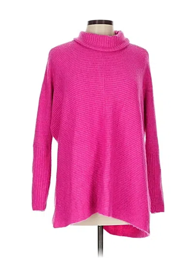 Pre-owned Vince Camuto Turtleneck Sweater In Pink