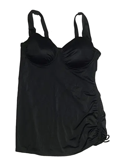 Pre-owned Swimsuits For All Swimsuit Top Black Swimwear