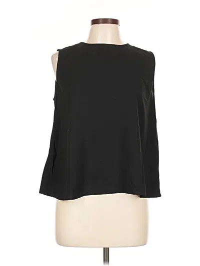 Oddi Sleeveless Top Black Cold Shoulder Neckline Tops In Black