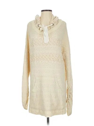 Pre-owned Free People Pullover Sweater In White