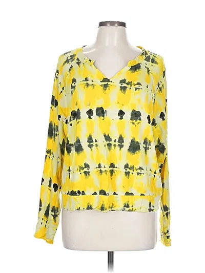 Pre-owned Cabi Cardigan Sweater In Yellow