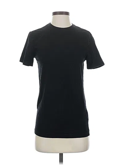 Pre-owned H&m Short Sleeve T-shirt In Black