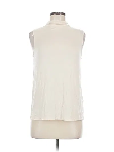 Pre-owned Banana Republic Sleeveless Blouse In White