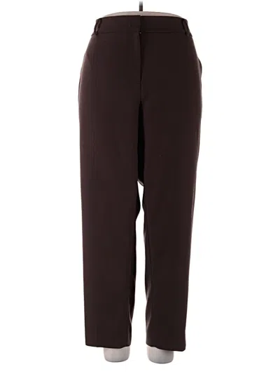 Pre-owned Talbots Dress Pants In Brown