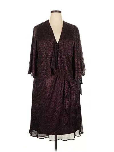 Pre-owned Slny Cocktail Dress In Burgundy