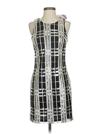 Pre-owned Dainty Hooligan Cocktail Dress In Silver