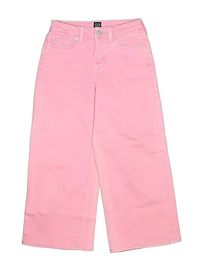 Pre-owned Gap Kids' Jeans In Pink