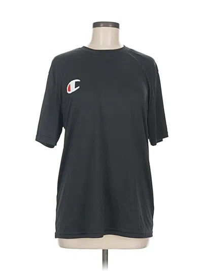 Pre-owned Champion Short Sleeve T-shirt In Black