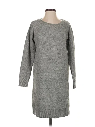 Pre-owned Club Monaco Casual Dress In Gray
