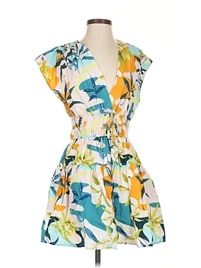 Pre-owned Cynthia Rowley Tjx Cocktail Dress In Yellow