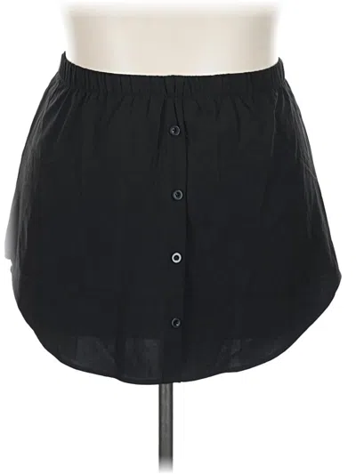 Pre-owned Unbranded Casual Skirt In Black