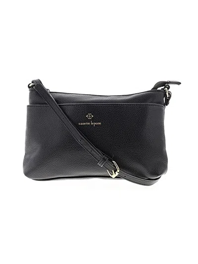 Pre-owned Nanette Lepore Crossbody Bag In Black