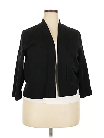 Pre-owned Alfani Cardigan Sweater In Black