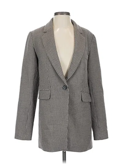 Pre-owned Nordstrom Blazer Jacket In Gray