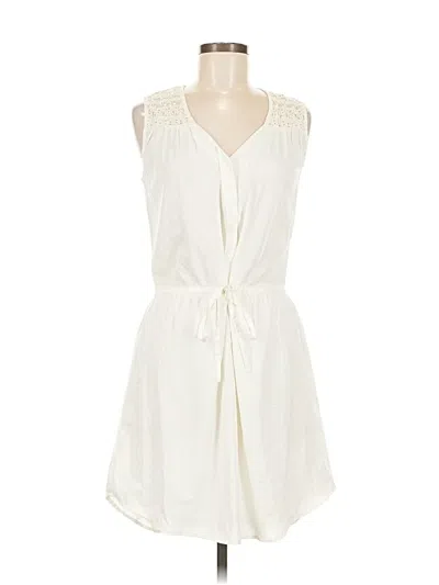 Pre-owned H&m Casual Dress In White