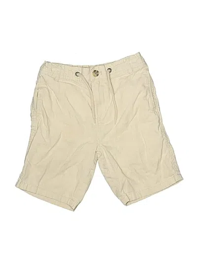 Pre-owned Hope & Henry Kids' Khaki Shorts In White