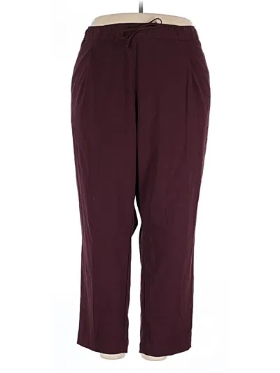 Pre-owned Old Navy Casual Pants In Burgundy
