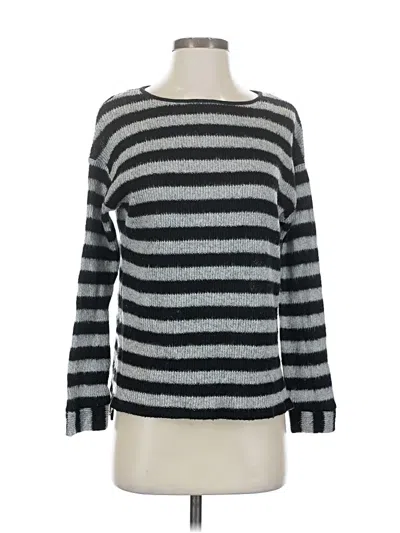 Pre-owned Vince Camuto Pullover Sweater In Silver