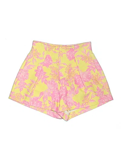 Pre-owned White Fox Shorts In Pink