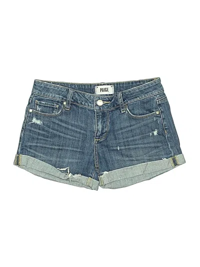 Pre-owned Paige Denim Shorts In Blue