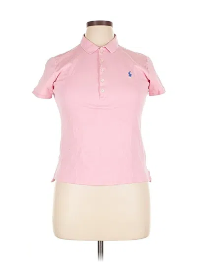 Pre-owned Ralph Lauren Short Sleeve Polo Shirt In Pink