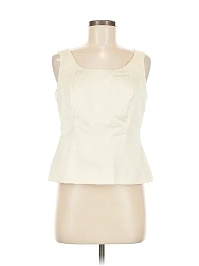 Pre-owned Jones New York Vest In White