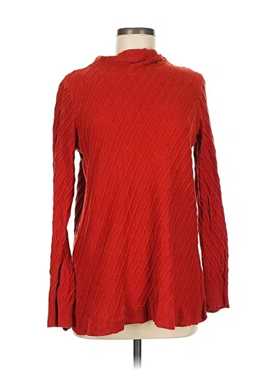 Pre-owned Vince Camuto Turtleneck Sweater In Red
