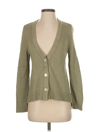 Pre-owned Chico's Cardigan Sweater In Green