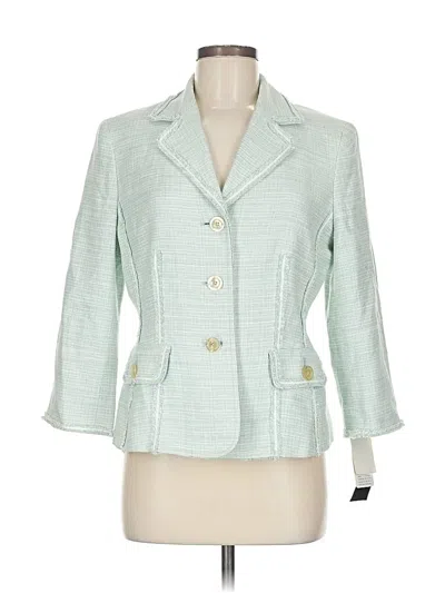 Pre-owned Kasper Blazer Jacket In Green