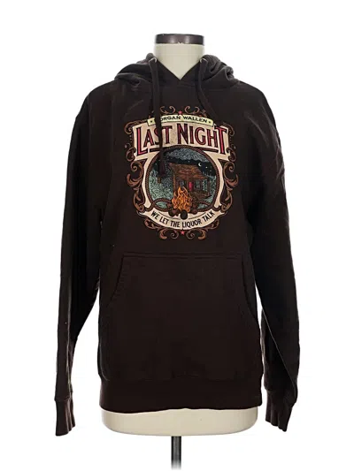 Pre-owned Assorted Brands Pullover Hoodie In Brown