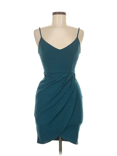 Pre-owned Lulus Cocktail Dress In Blue