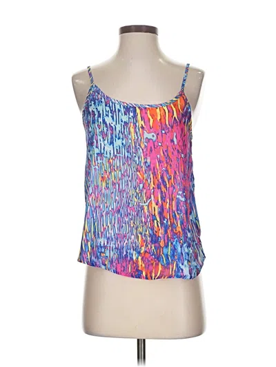 Pre-owned Cotton On Sleeveless Top Blue Halter Neckline Tops