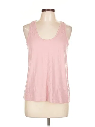 Pre-owned Banana Republic Factory Store Sleeveless T-shirt In Pink