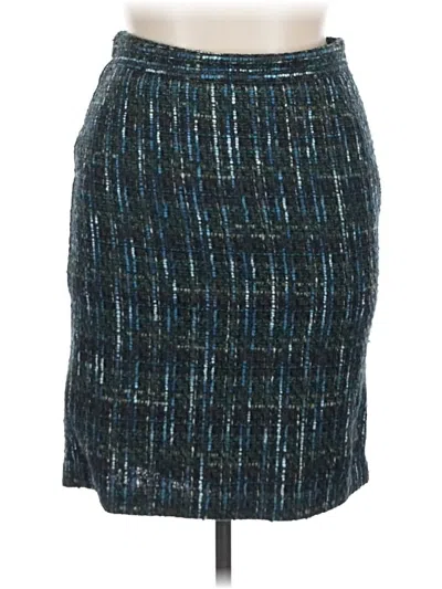 Pre-owned Jjill Formal Skirt In Blue