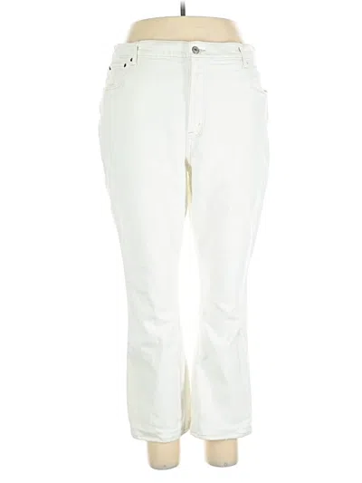 Pre-owned Abercrombie & Fitch Jeans In White