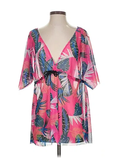 Pre-owned Unbranded Swimsuit Cover Up In Pink