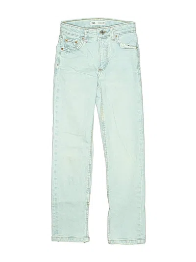Pre-owned Zara Kids' Jeans In Blue