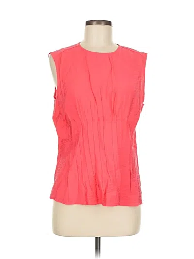 Anthropologie Sleeveless Blouse In Orange