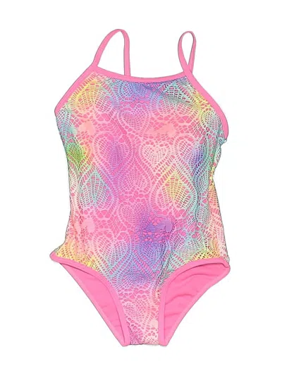 Pre-owned Limited Too Kids' One Piece Swimsuit In Pink