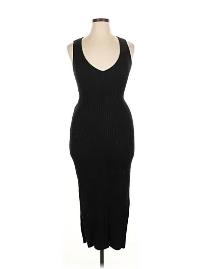 Pre-owned Good American Cocktail Dress In Black