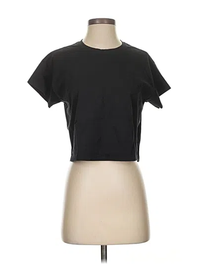 Pre-owned Lululemon Athletica Short Sleeve T-shirt In Black