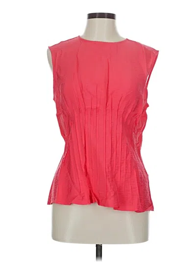 Anthropologie Sleeveless Blouse In Pink